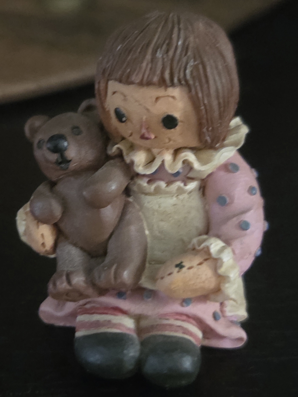Vintage tiny raggedy ann 2 inch